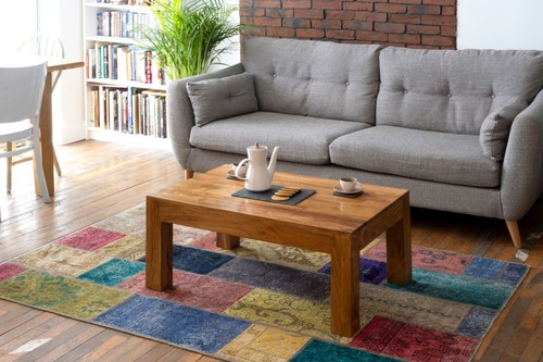 Cube sheesham coffee table - coffee,