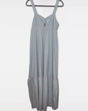 Zara Tiered Maxi Dress Pale