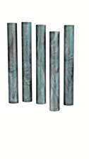 Alumilite resin pen blank - Emerald Storm, 150mm x 20mm x 20mm, M8 through bore