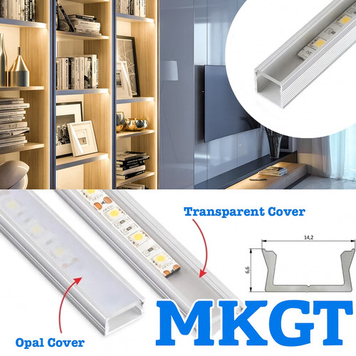 Mkgt 12pcs led aluminum - 6/12pcs, 1m