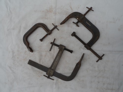 Vintage clamps x3 - g,
