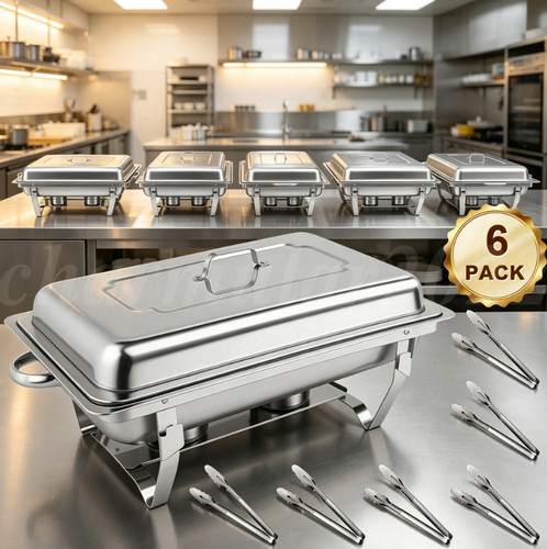 Chafing dishes for buffet - dishes, set