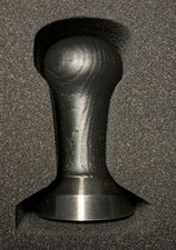 Motta La Pavoni Post-2000s 51mm Black Wooden Coffee Tamper - Made in Italy