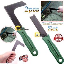 2pcs Garden Patio Weed Remover