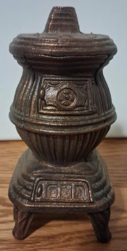 Vintage potbelly stove - vintage, 50's