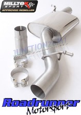 Milltek Golf R32 MK5 3.2 Exhaust Centre Silencer Only Resonated Quieter MSVW275