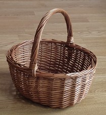Small Sturdy Wicker Shopping
