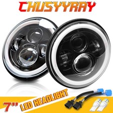 Pair 7inch Round LED