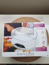 Hanson H71 Electronic Kitchen Scale 5kg/11lb Capacity with Bowl