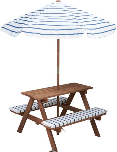 Kids wooden picnic - kids, bench