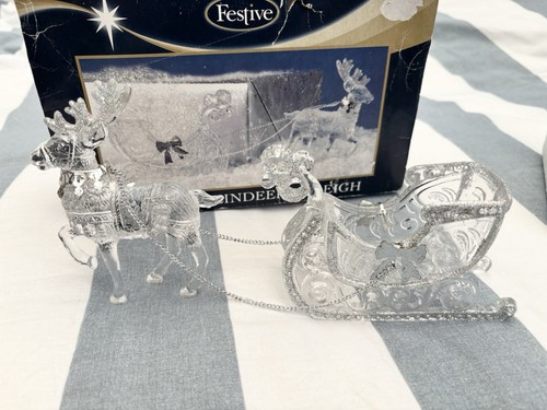 Vtg clear acrylic silver - vtg,