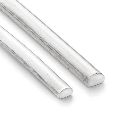 Sterling silver shape wire - sterling, d-shape