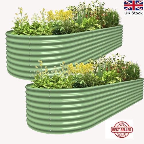 Galvanised steel raised - 2x,