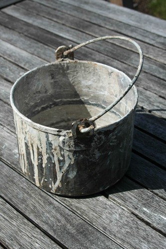 Vintage galvanised metal - galvanised,