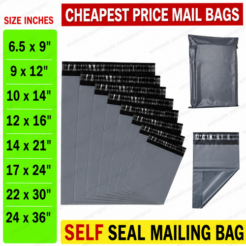 Grey mailing bags - bags, all
