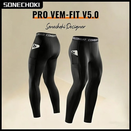 Men compression pants gym - compression,
