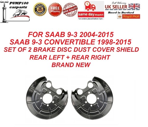 Rear brake disc dust - brake, cover