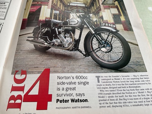 Norton big 600cc motorcycle - norton,