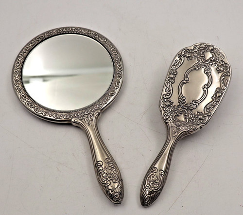 Vintage ornate silver tone - vintage,