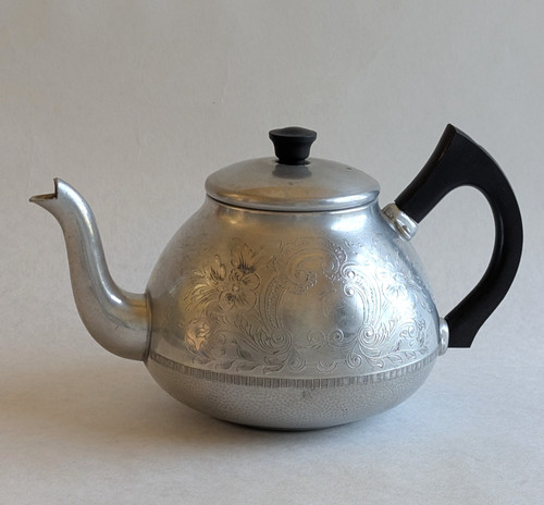 Vtg swan aluminum bakelite - vtg, tea