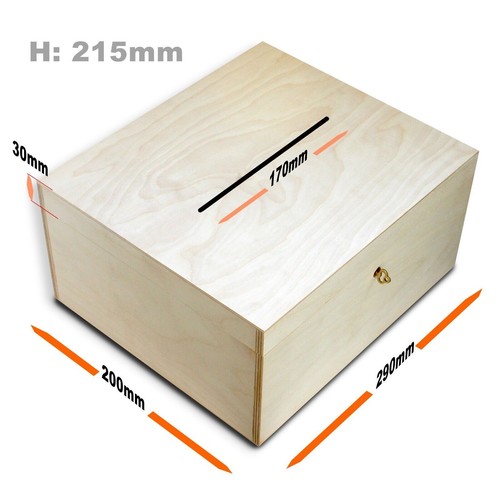 Wooden box lockable - 🌿wooden,