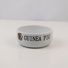 Small White Guinea Pig Bowl – Food & Water Dish – Pet Feeding Bowl