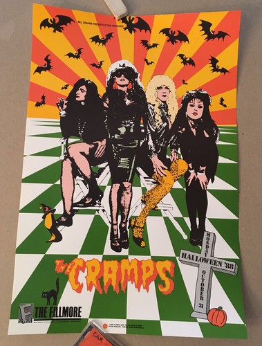 Cramps poster fillmore - cramps,