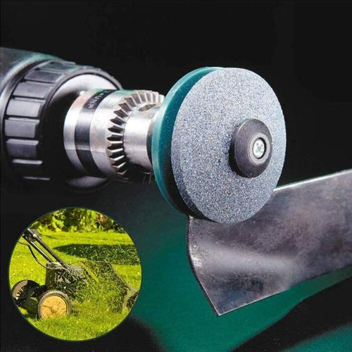 Lawn mower grinder wheel - mower, stone