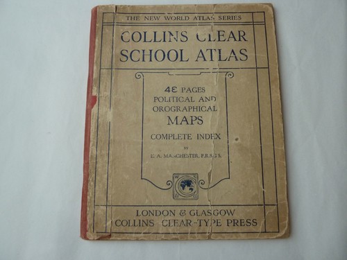 Vintage Collins Clear School
