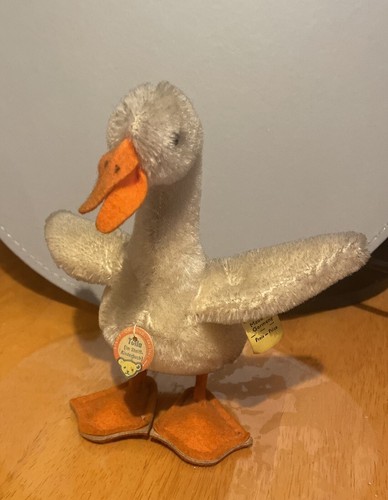 Vintage steiff tulla duck with - duck,