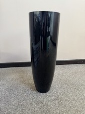 Floor Standing Glass Vase 50cm Tall 10.5cm Base 16.5cm Mouth.