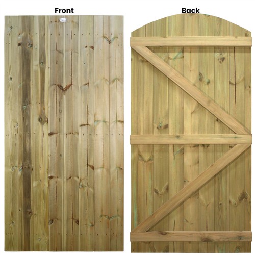 6ft semi braced wooden - 6ft, t&g