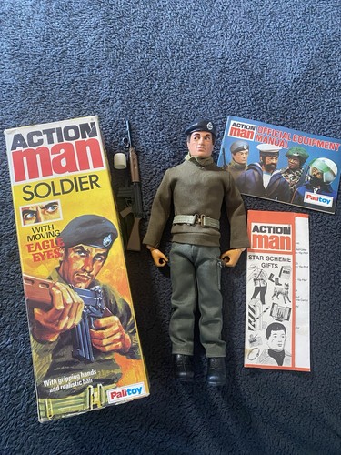 Vintage action man boxed - vintage,