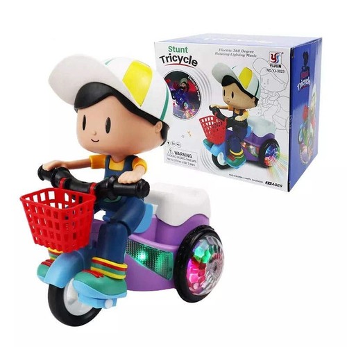 Boy spinning stunt glow - spinning,