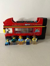 LEGO City 60407 Red Double-Decker Sightseeing Bus | Complete Set | No Box/Instr