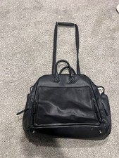 Ayla & Co Black Diaper Bag Backpack Convertible Crossbody Vegan