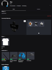 Roblox 3 letter account '9zc' safe & fast 3l acc with limited pins