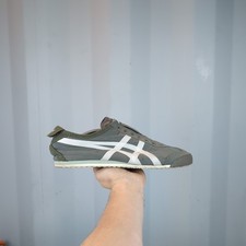 UK 10 - Onitsuka Tiger Mexico 66 Slip On Grey Mens Trainers Shoes 1183B603