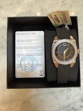 Movado Master Diamond Bezel