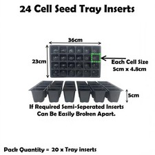 24 Cell Tray Inserts Full Size