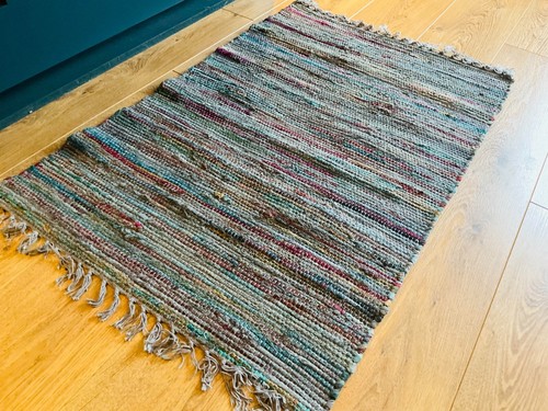 Recycled grey rug - recycled,