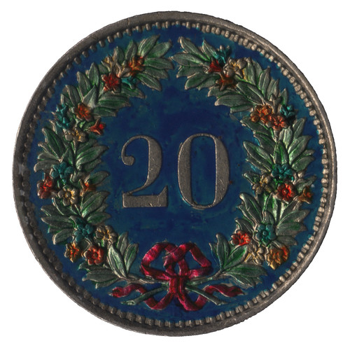 1960 switzerland rappen - 1960, 20