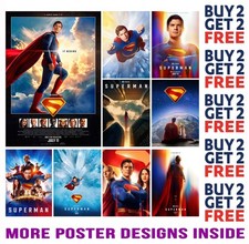SUPERMAN 2025 MOVIE POSTERS