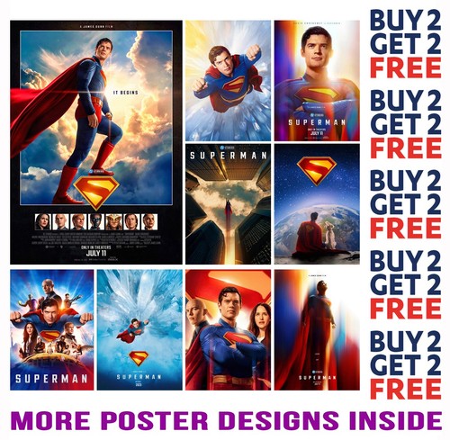 Superman 2025 movie - 2025, posters