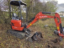 Kubota 1.7t U17 2017 Digger Excavator NO VAT