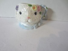 Ganz Bella Casa 3D Easter Bunny Mug- 4 by 5.5 "- #BC6124-Used (334D2)