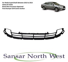 For Skoda Superb - Front Bumper Lower Grill Centre Section - 2008 to 2013