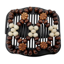 Wooden Bead Floral Resin