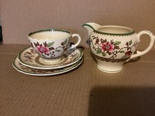 Royal Cauldon Trio Plus Milk Jug Vintage Floral Design Excellent Condition