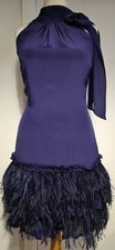 COAST dress Sz 12 Purple